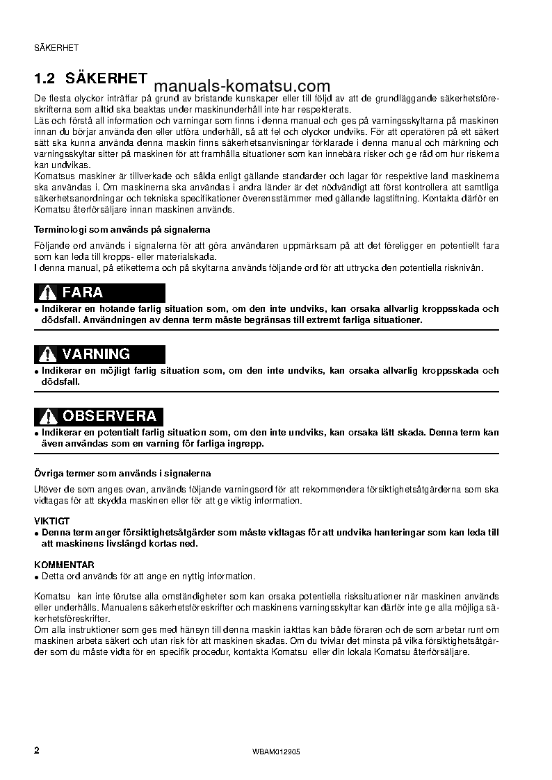 Protected: PC80MR-3(ITA) S/N F00270-UP Operation manual (Swedish)