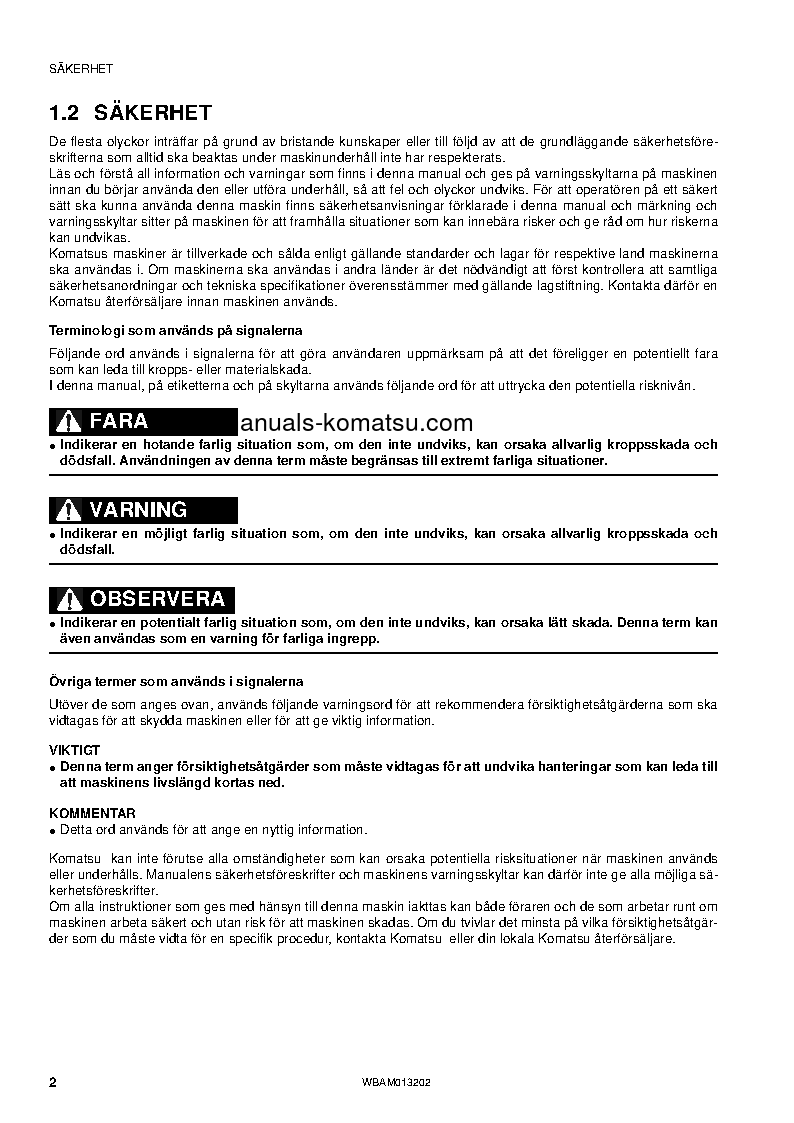 Protected: PC78US-8(JPN)-FOR EU S/N 15750-UP Operation manual (Swedish)