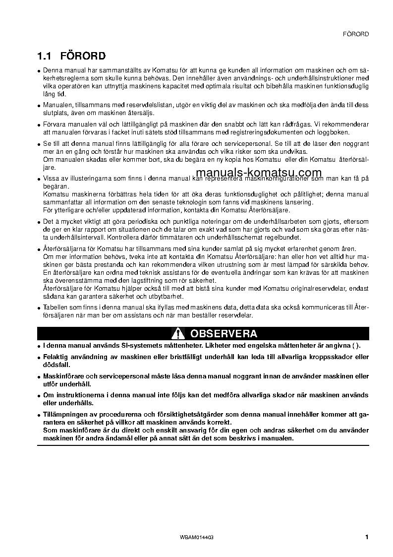 Protected: PC55MR-3(ITA) S/N F30885-UP Operation manual (Swedish)