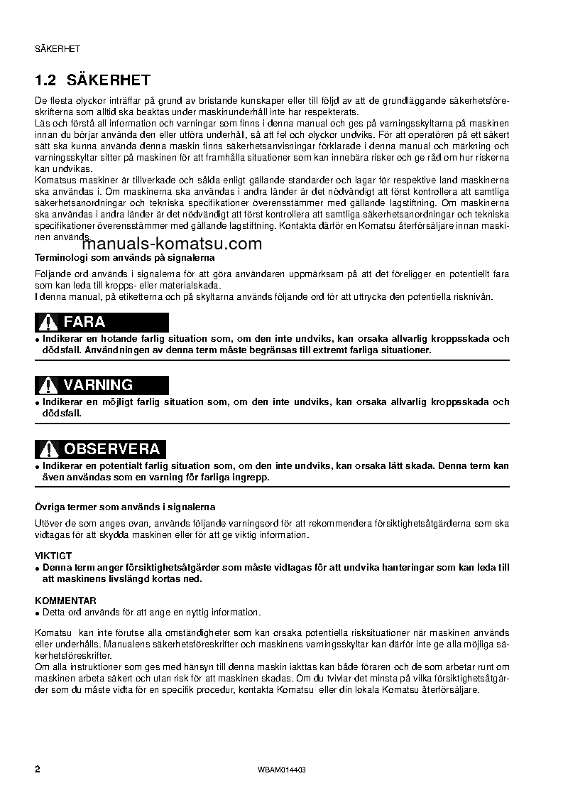 Protected: PC55MR-3(ITA) S/N F30885-UP Operation manual (Swedish)