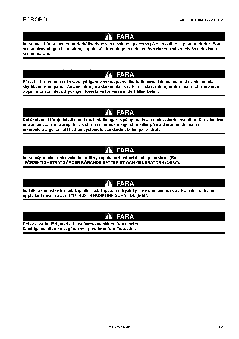 Protected: PC118MR-8(ITA) S/N F00183-UP Operation manual (Swedish)