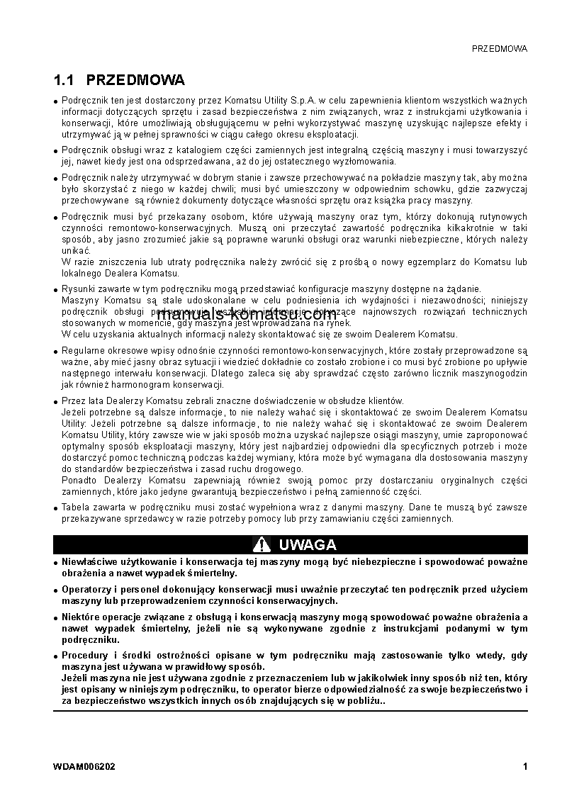 Protected: CK30-1(ITA) S/N F00003-F00187 Operation manual (Polish)