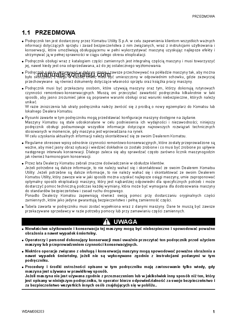 Protected: CK30-1(ITA) S/N F00188-F00197 Operation manual (Polish)