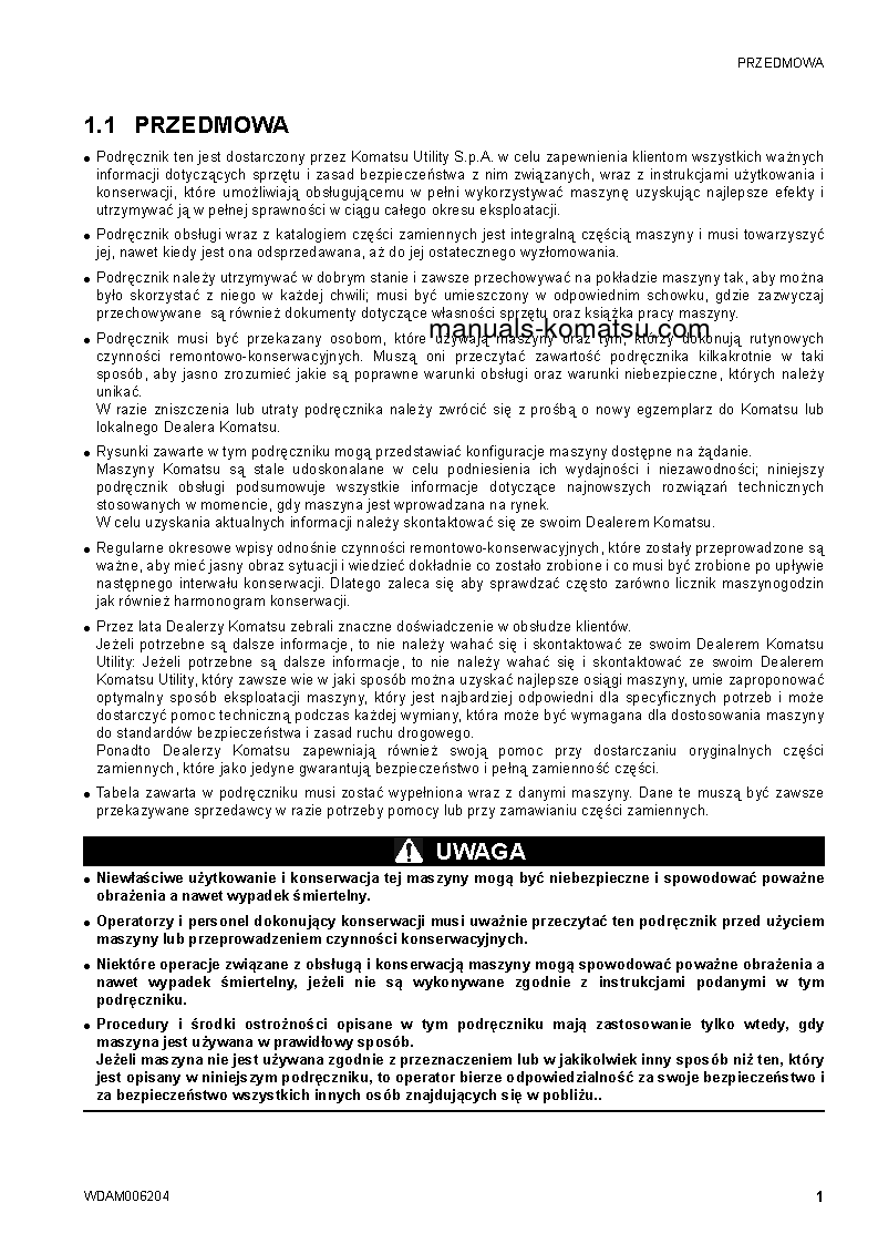 Protected: CK30-1(ITA) S/N F00198-UP Operation manual (Polish)