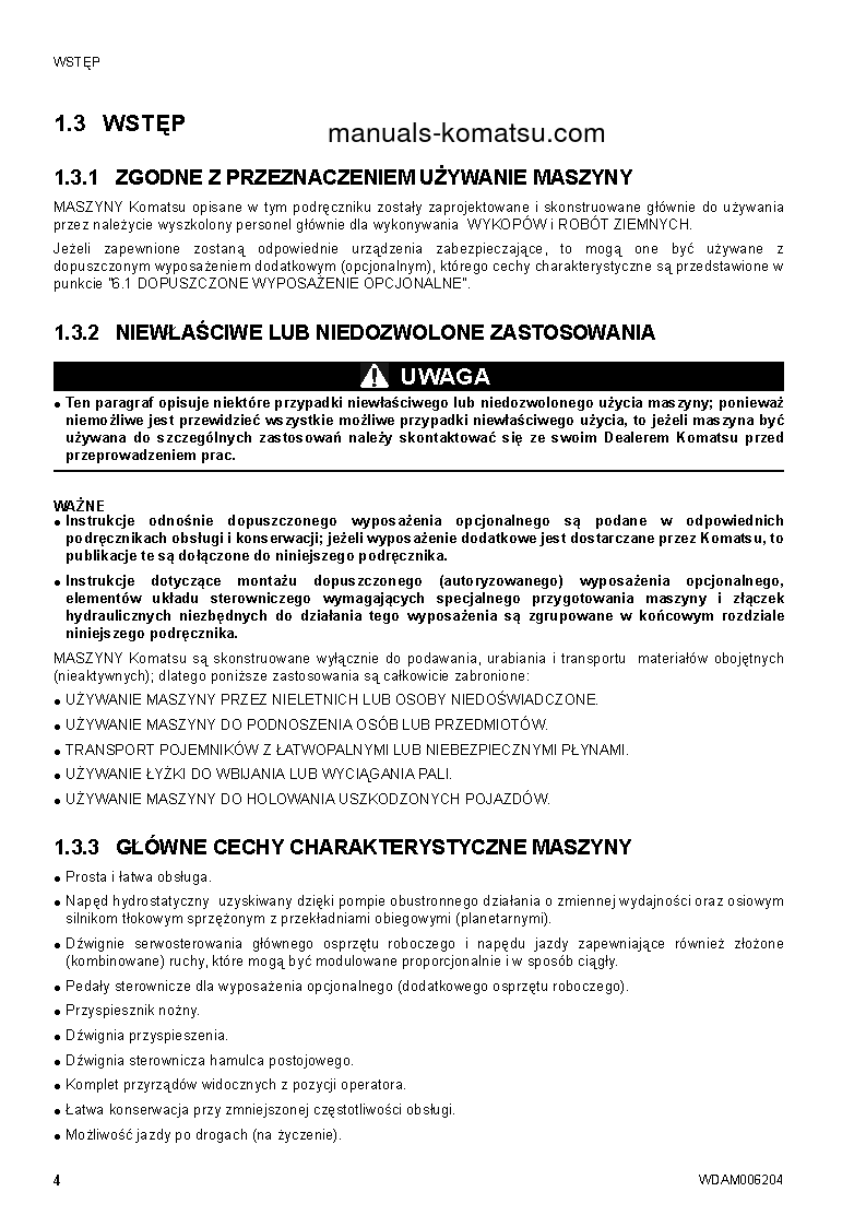 Protected: CK30-1(ITA) S/N F00198-UP Operation manual (Polish)