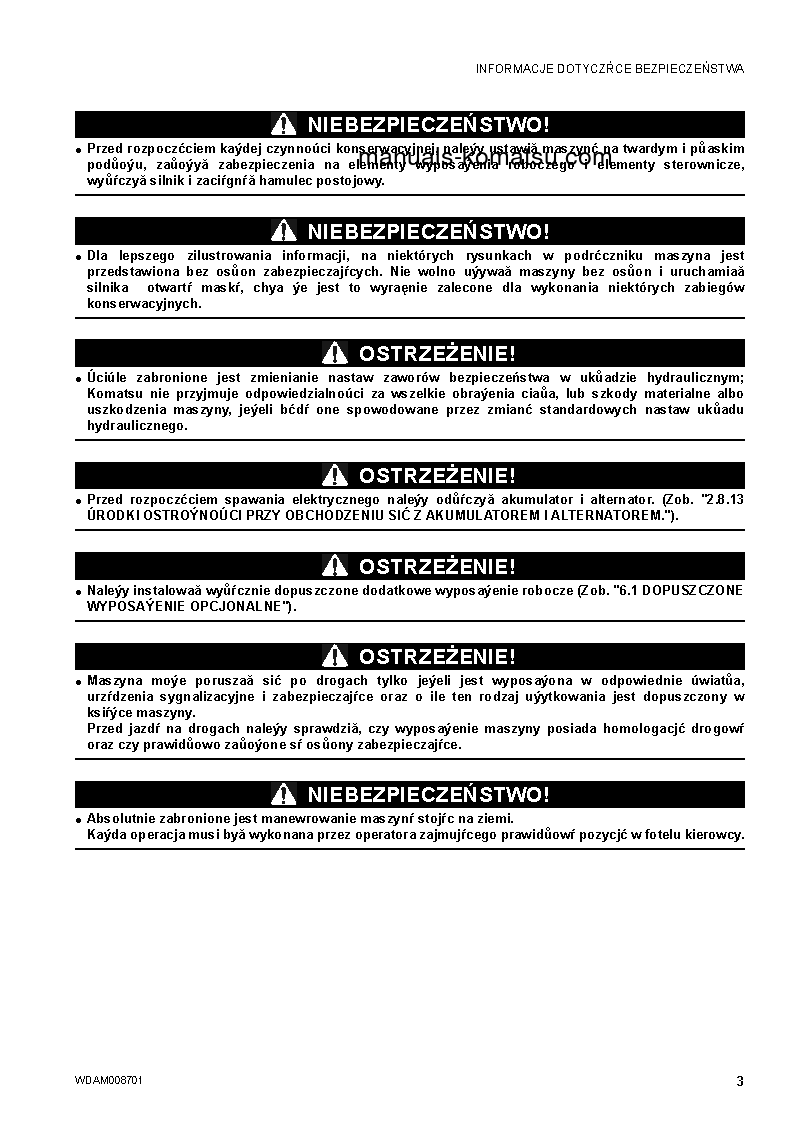 Protected: WB93R-5(ITA)-TIER 3 S/N F60003-UP Operation manual (Polish)