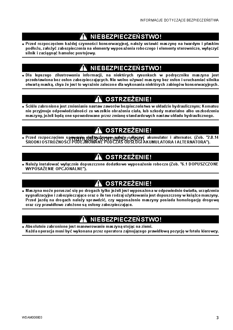 Protected: WB97R-5(ITA)-TIER 3 S/N F80154-UP Operation manual (Polish)