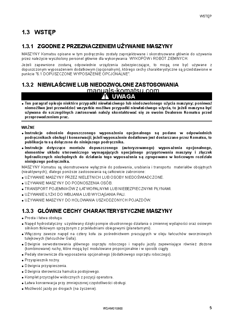 Protected: SK1020-5(ITA)-TURBO S/N F00678-UP Operation manual (Polish)