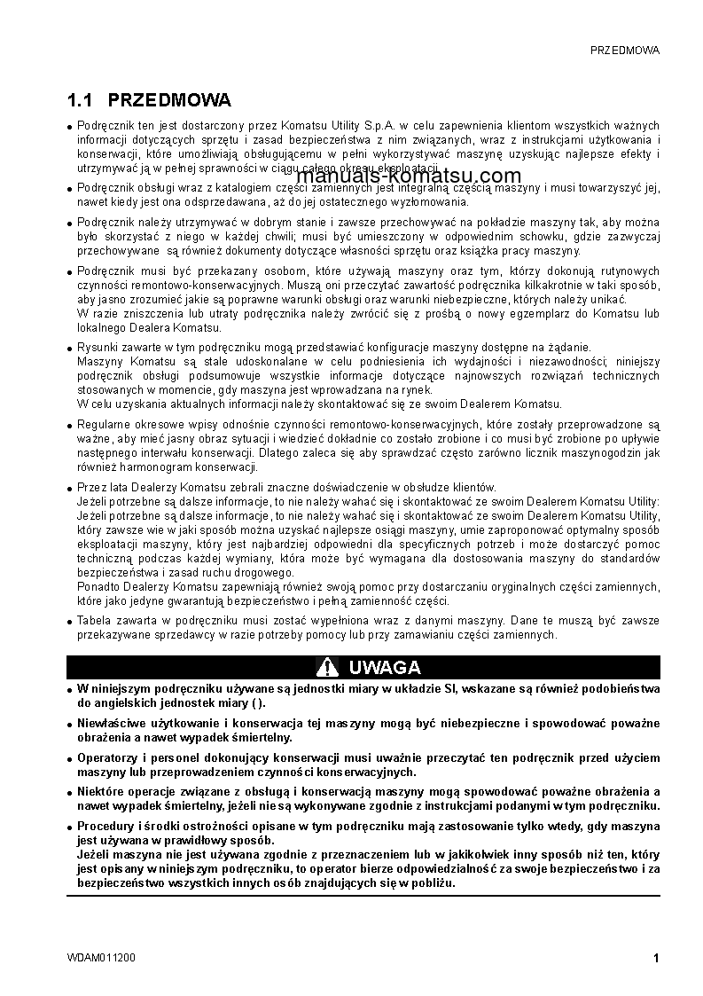 Protected: CK30-1(ITA) S/N F00211-UP Operation manual (Polish)