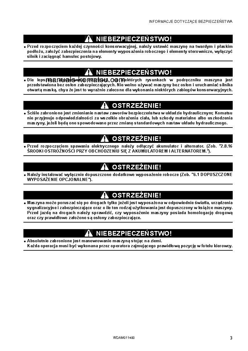 Protected: WB93R-5(ITA)-TIER 3 S/N F61569-UP Operation manual (Polish)