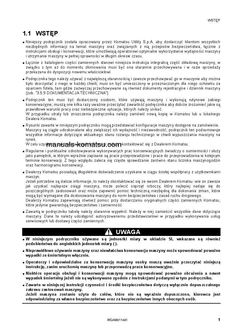 Protected: WB93R-5(ITA)-TIER 3 S/N F61691-F61691 Operation manual (Polish)