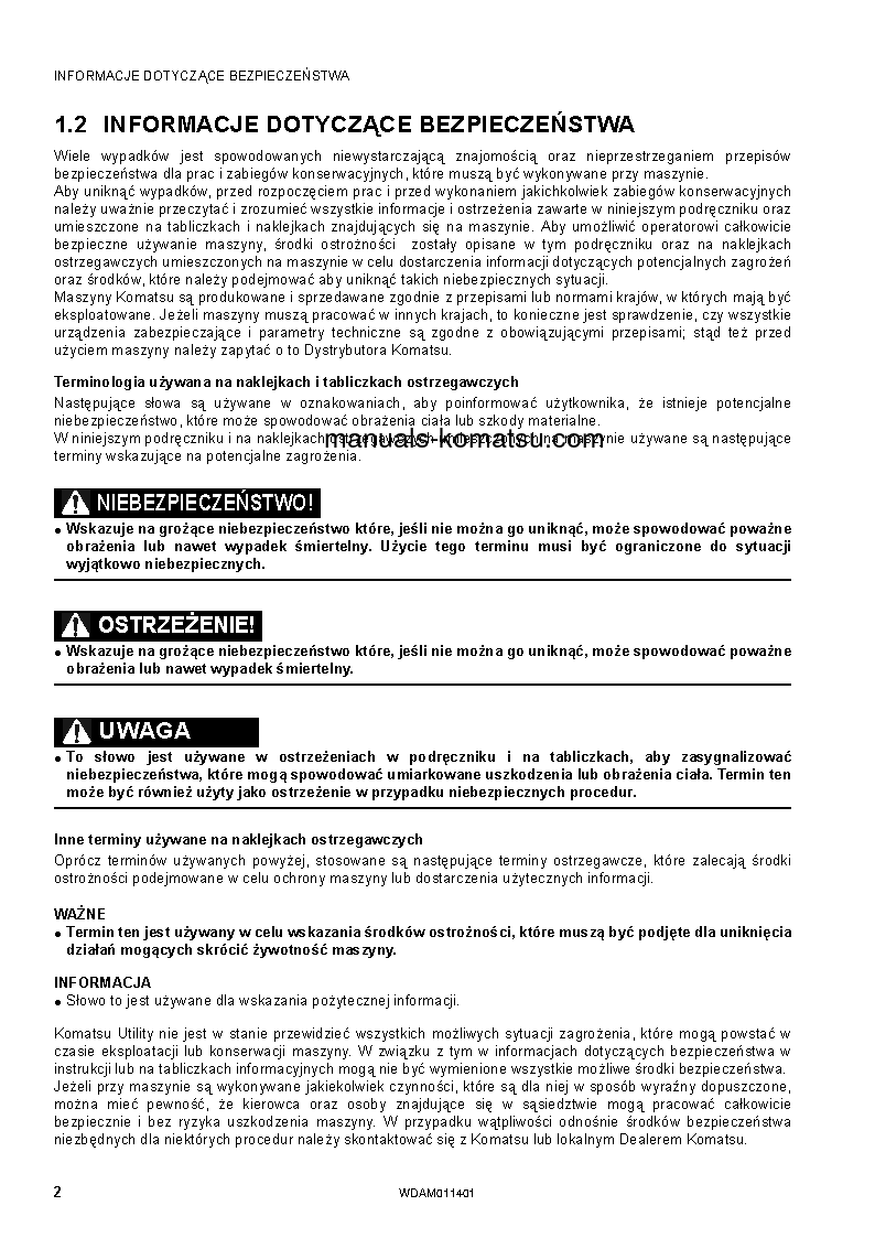 Protected: WB93R-5(ITA)-TIER 3 S/N F61691-F61691 Operation manual (Polish)