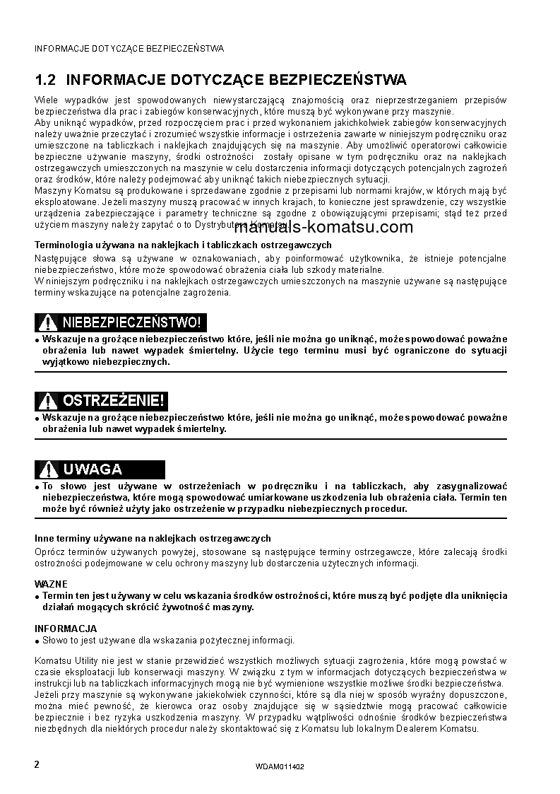 Protected: WB93R-5(ITA)-TIER 3 S/N F62803-UP Operation manual (Polish)