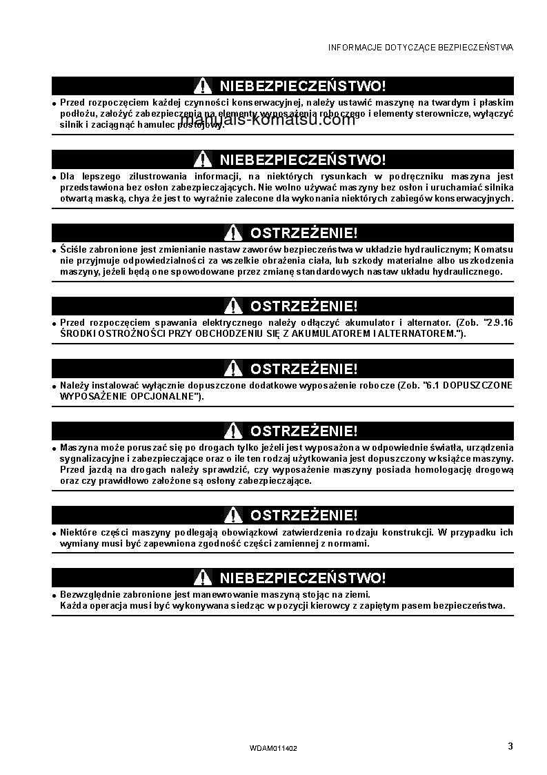 Protected: WB93R-5(ITA)-TIER 3 S/N F62803-UP Operation manual (Polish)