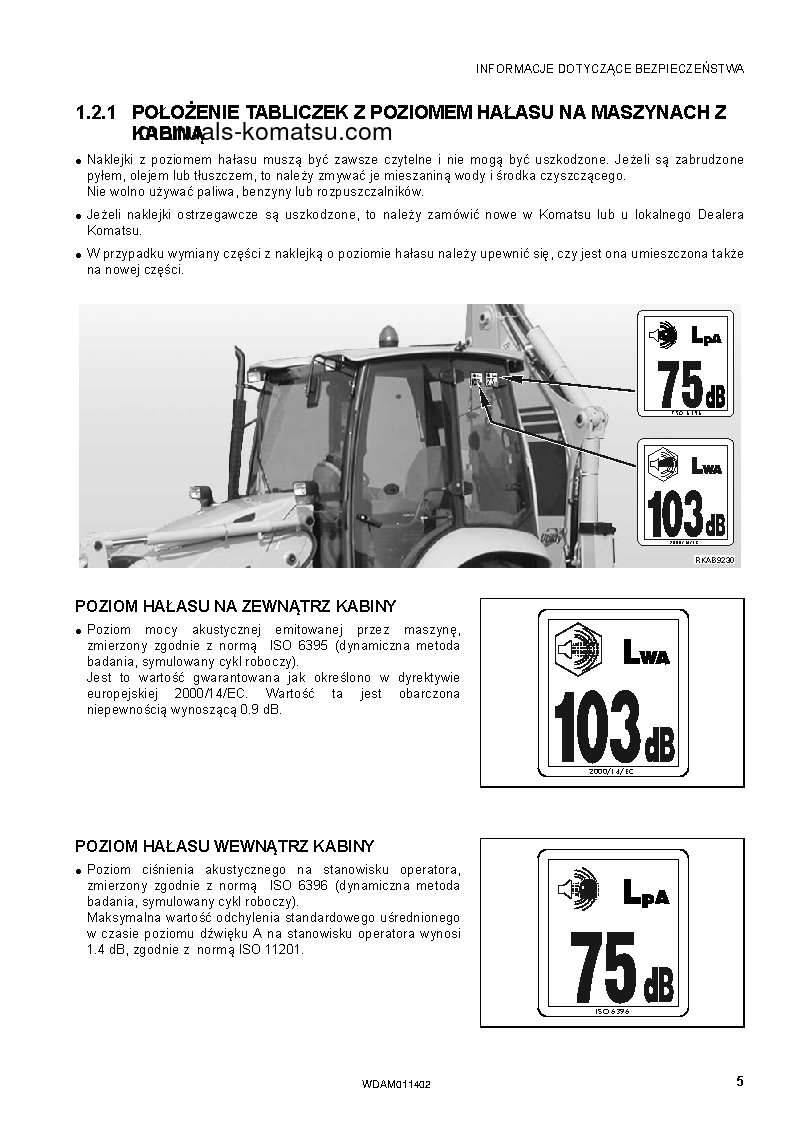 Protected: WB93R-5(ITA)-TIER 3 S/N F62803-UP Operation manual (Polish)