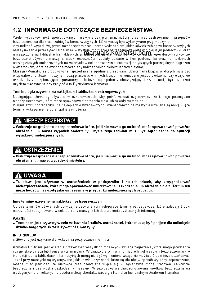 Protected: WB93R-5(ITA)-TIER 3 S/N F63096-UP Operation manual (Polish)