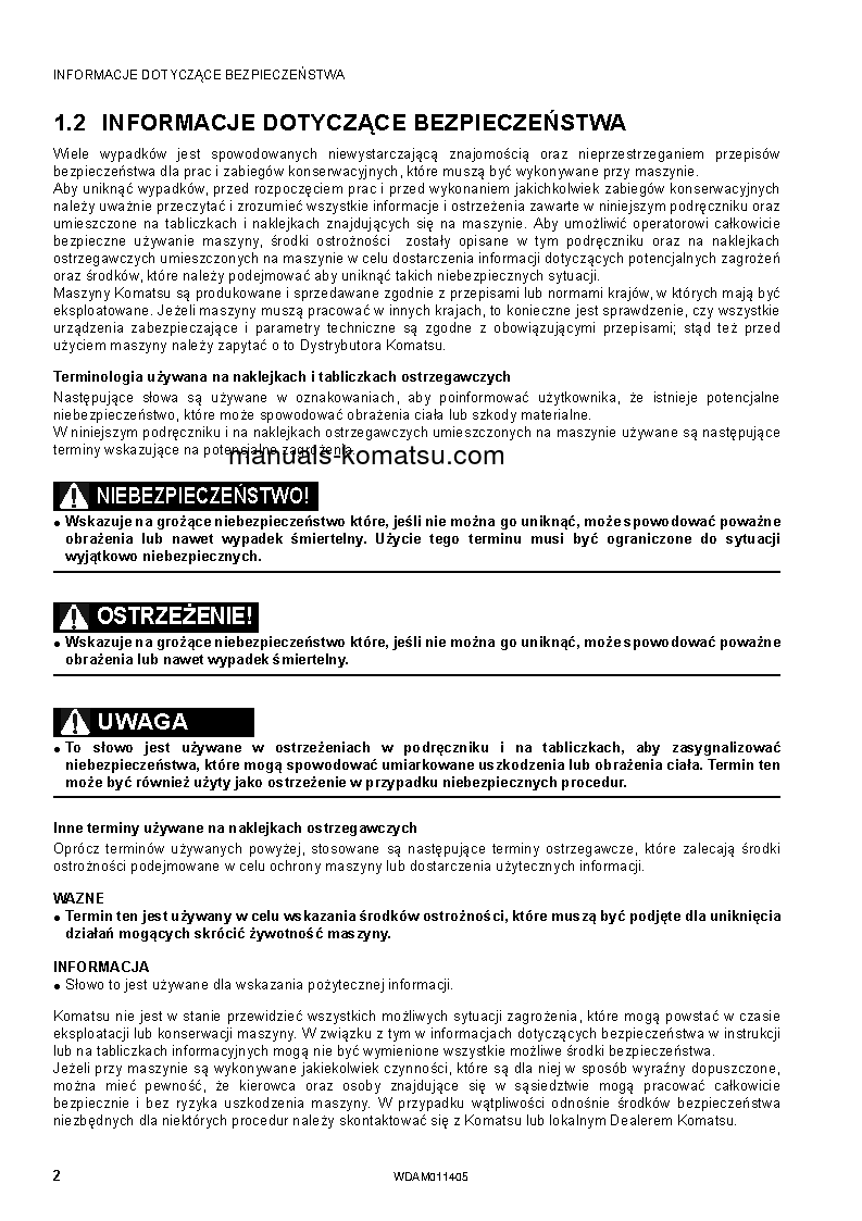 Protected: WB93R-5(ITA)-TIER 3 S/N F63399-UP Operation manual (Polish)