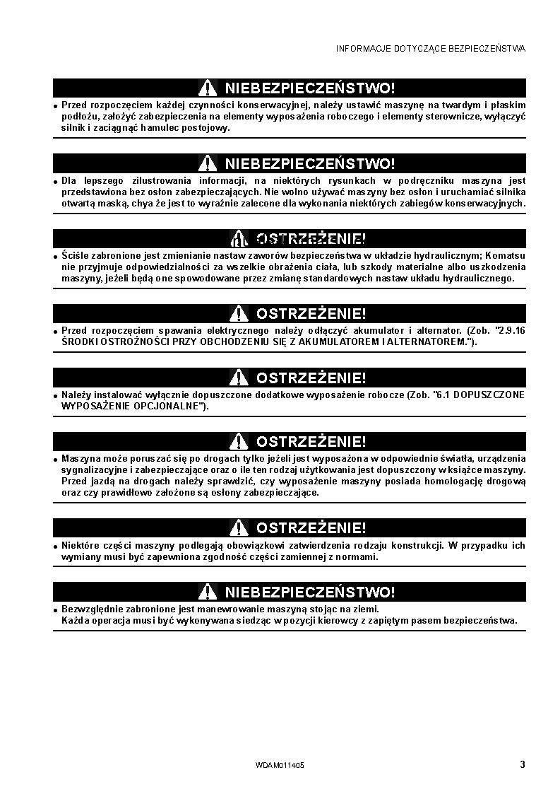 Protected: WB93R-5(ITA)-TIER 3 S/N F63399-UP Operation manual (Polish)
