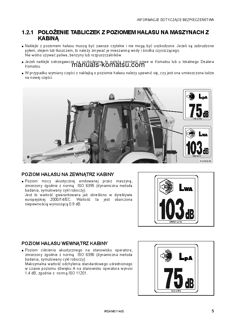 Protected: WB93R-5(ITA)-TIER 3 S/N F63399-UP Operation manual (Polish)