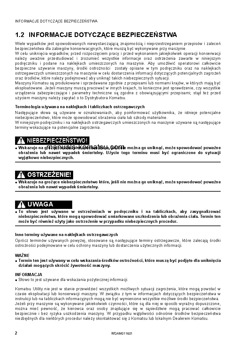 Protected: WB93S-5(ITA)-TIER 3 S/N F20512-F20512 Operation manual (Polish)