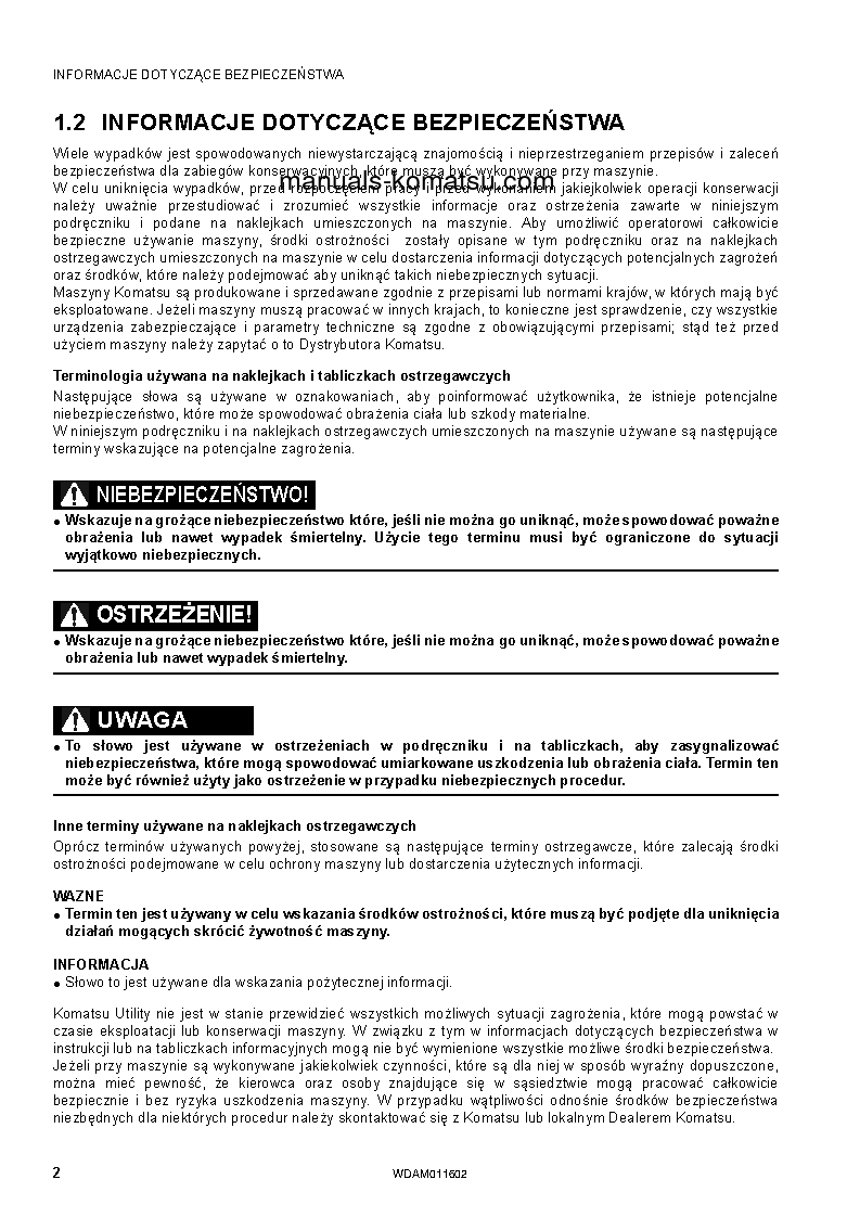 Protected: WB93S-5(ITA)-TIER 3 S/N F21060-UP Operation manual (Polish)