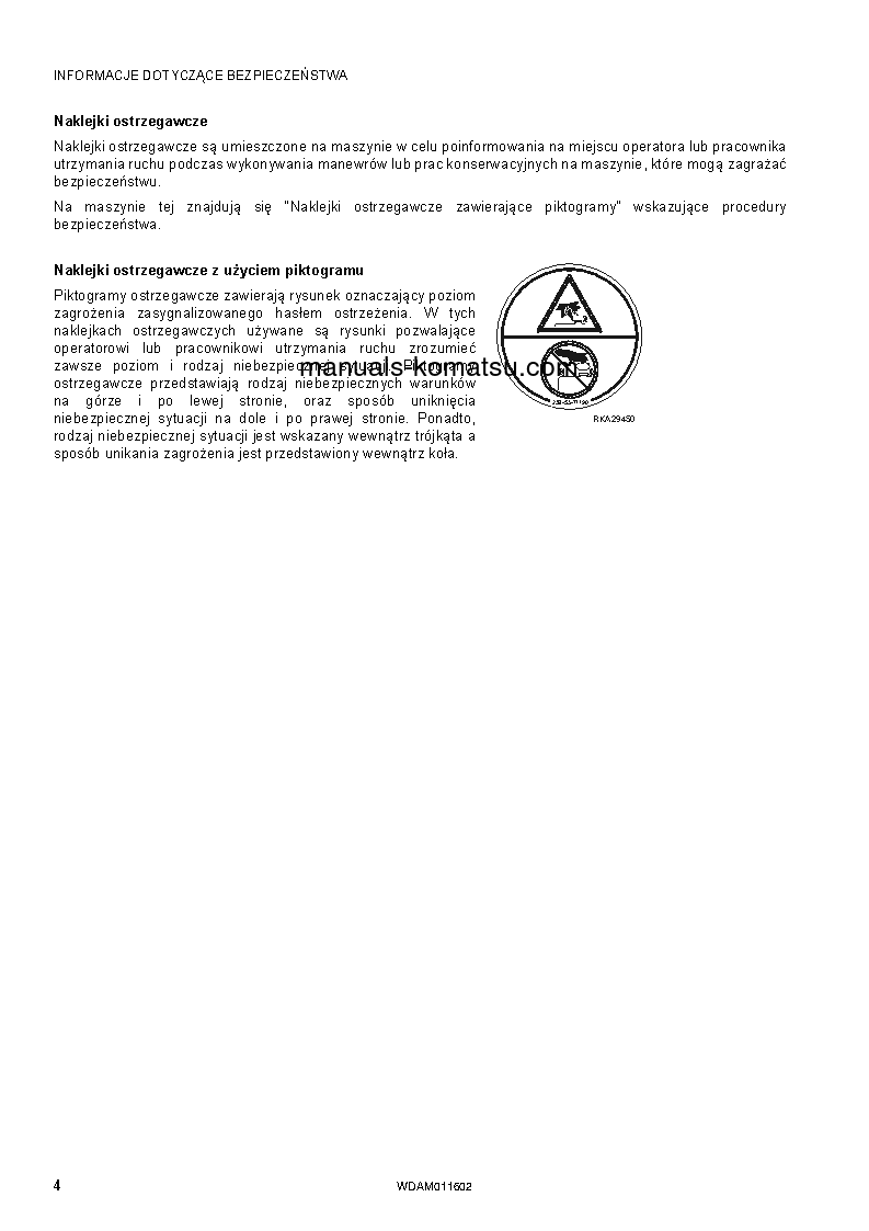 Protected: WB93S-5(ITA)-TIER 3 S/N F21060-UP Operation manual (Polish)