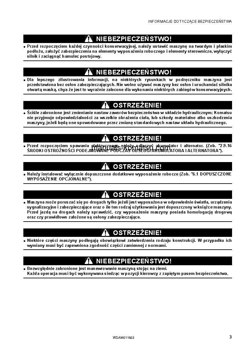 Protected: WB93S-5(ITA)-TIER 3 S/N F21198-UP Operation manual (Polish)
