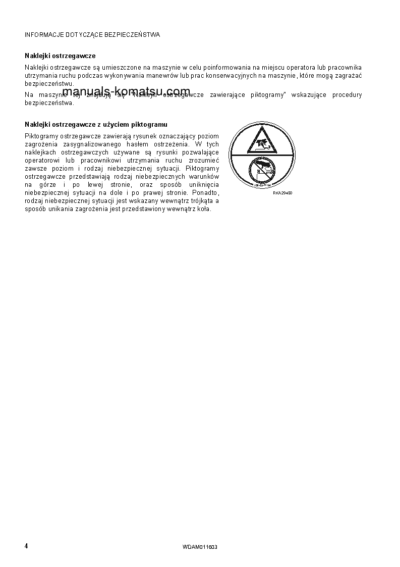 Protected: WB93S-5(ITA)-TIER 3 S/N F21198-UP Operation manual (Polish)