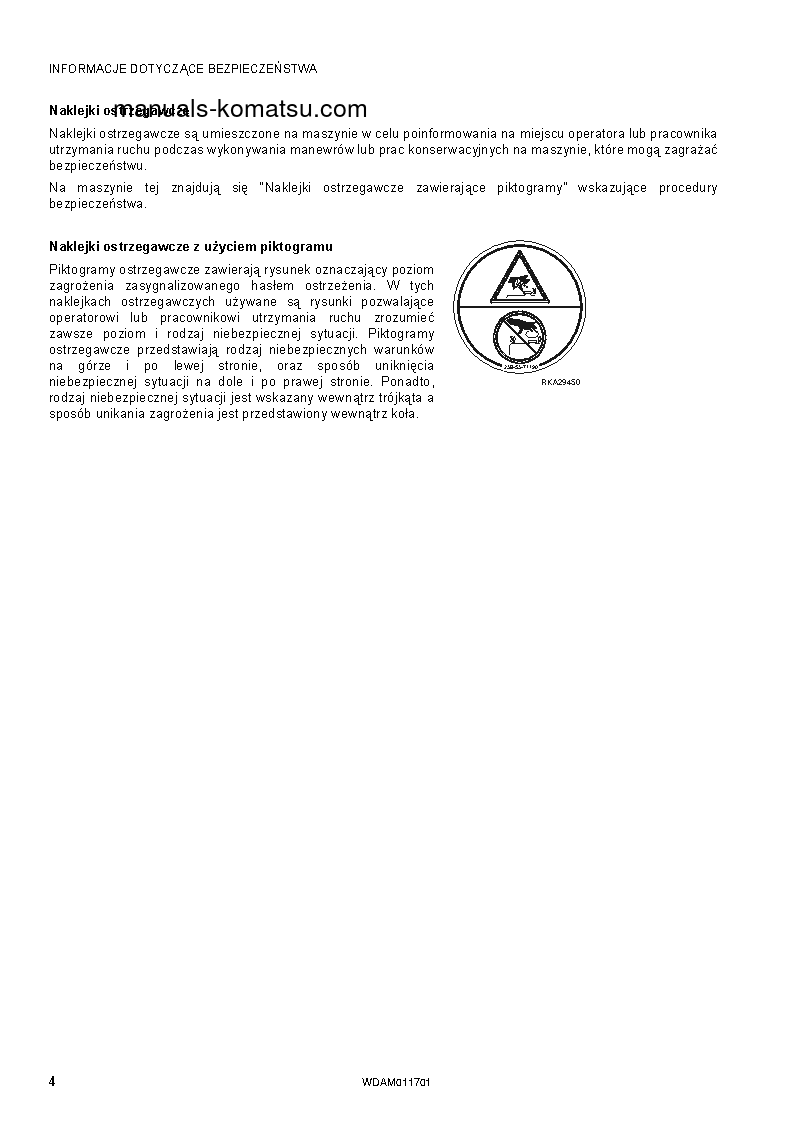 Protected: WB97S-5(ITA)-TIER 3 S/N F30605-F30605 Operation manual (Polish)