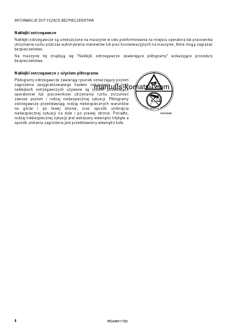 Protected: WB97S-5(ITA)-TIER 3 S/N F30986-UP Operation manual (Polish)