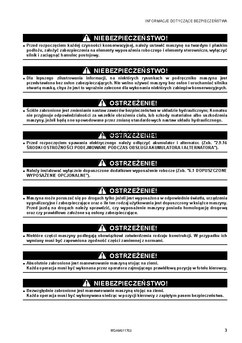 Protected: WB97S-5(ITA)-TIER 3 S/N F31068-UP Operation manual (Polish)