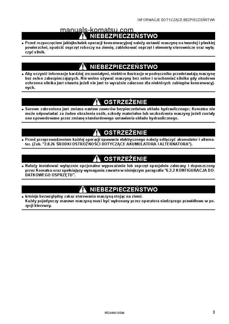 Protected: PC26MR-3(ITA) S/N F31560-UP Operation manual (Polish)