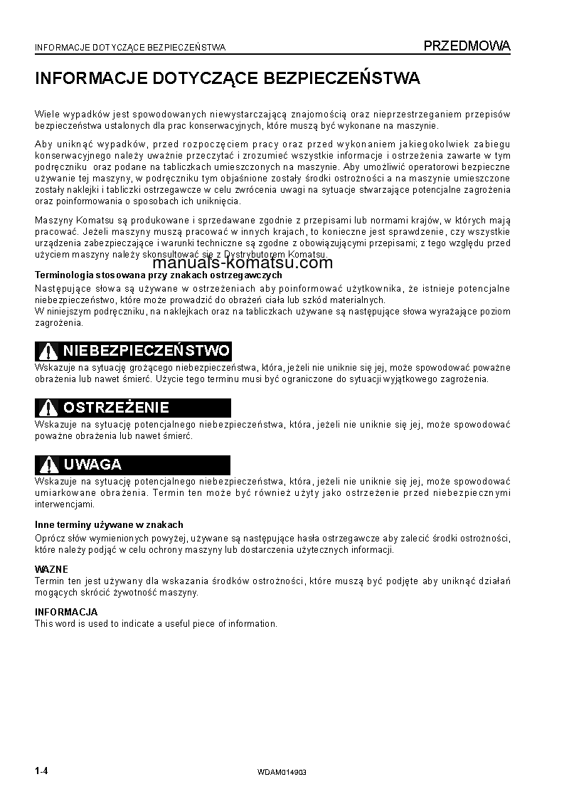 Protected: PW118MR-8(ITA) S/N F00277-UP Operation manual (Polish)