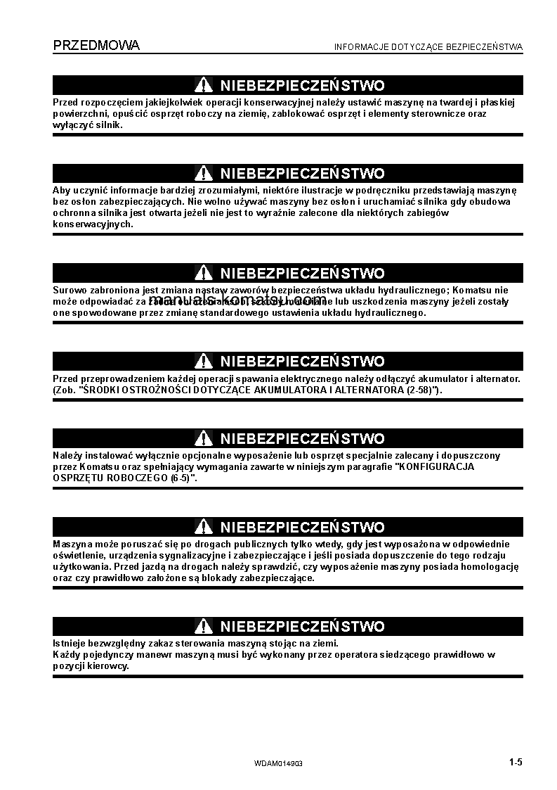Protected: PW118MR-8(ITA) S/N F00277-UP Operation manual (Polish)