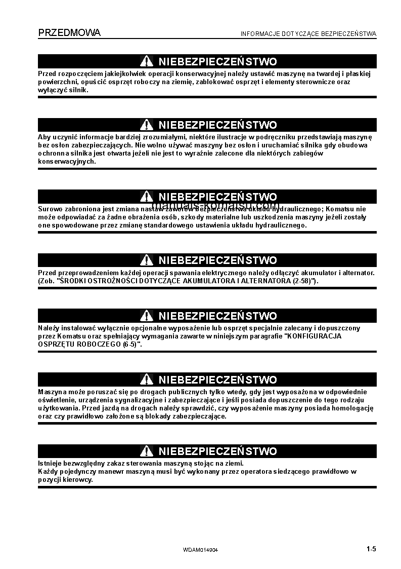Protected: PW118MR-8(ITA) S/N F00342-UP Operation manual (Polish)