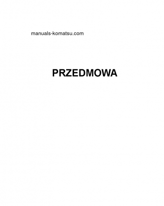PW98MR-8(ITA) S/N F80003-UP Operation manual (Polish)