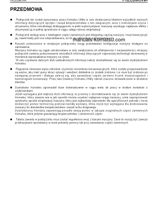 PW98MR-8(ITA) S/N F80003-UP Operation manual (Polish)