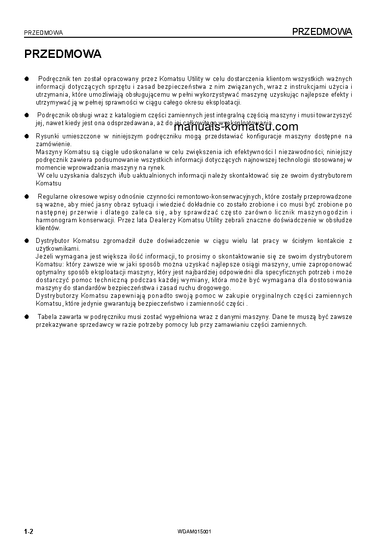 Protected: PW98MR-8(ITA) S/N F80003-UP Operation manual (Polish)