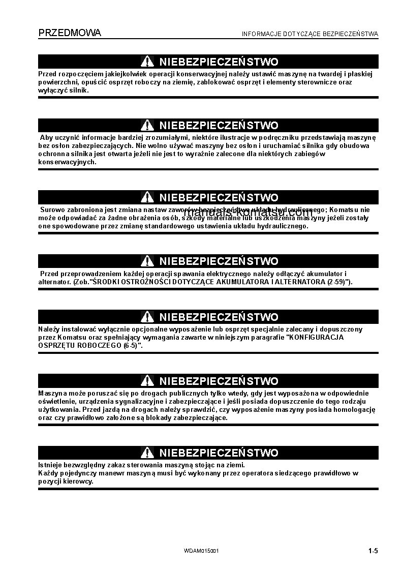 Protected: PW98MR-8(ITA) S/N F80003-UP Operation manual (Polish)