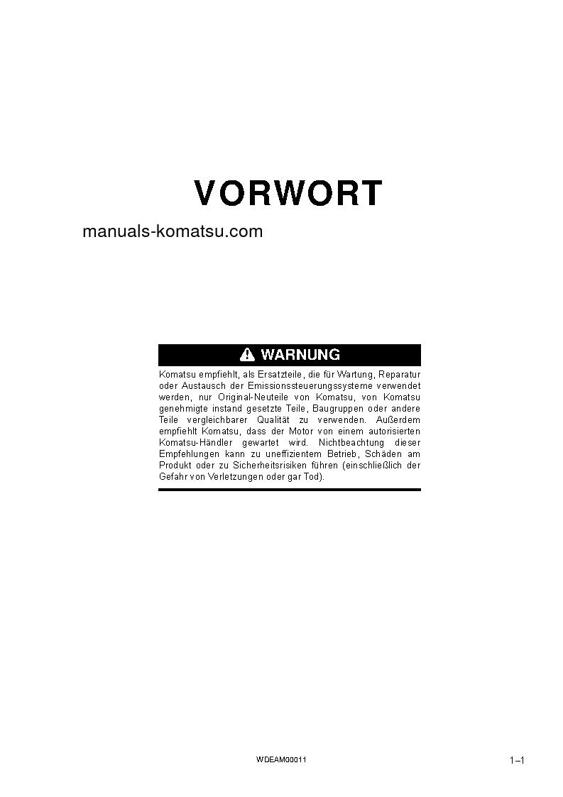 Protected: PC138US-10(ITA) S/N 40001-UP Operation manual (German)