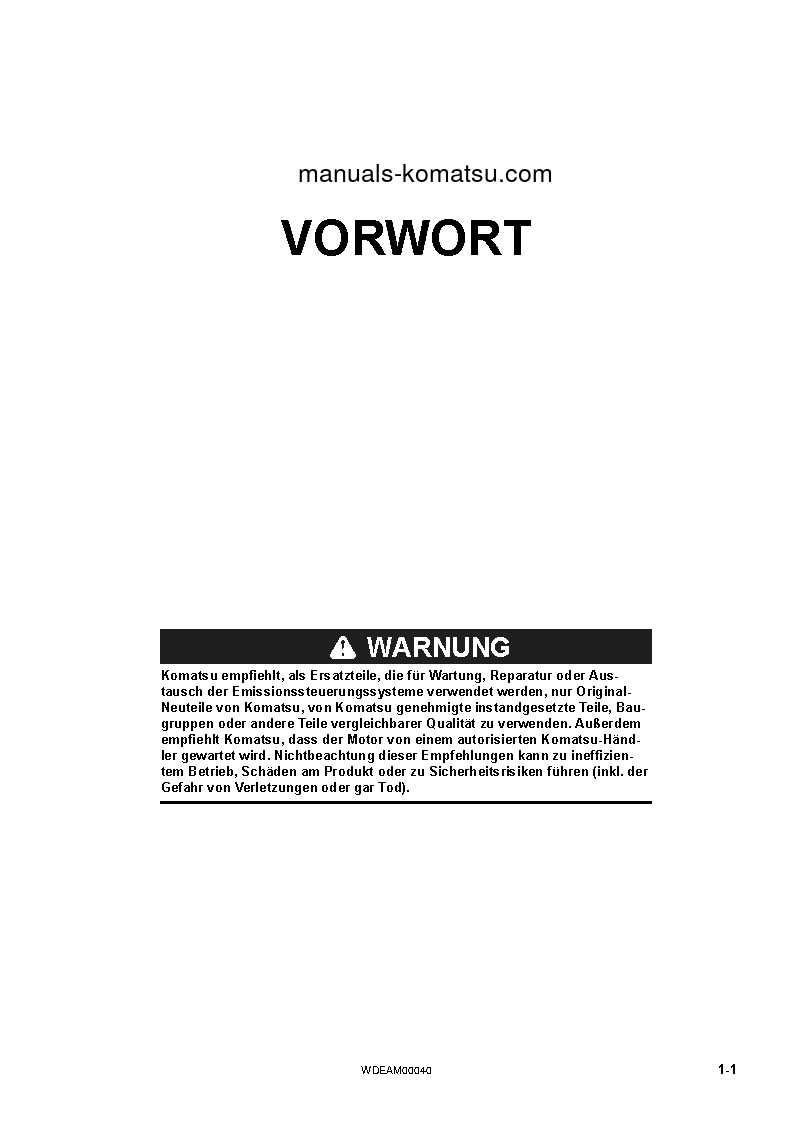 PC88MR-10(ITA) S/N F10003-UP Operation manual (German)