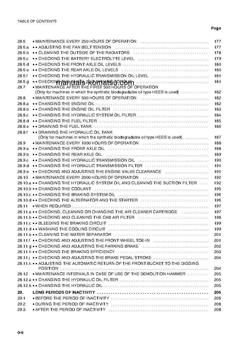 Protected: WB140-2(ITA) S/N 140F11451-140F11530 Operation manual (English)