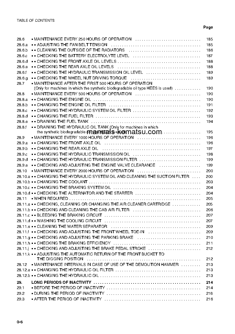 Protected: WB140PS-2(ITA) S/N 140F50092-140F50097 Operation manual (English)