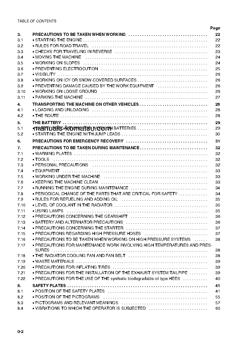 Protected: WB140PS-2(ITA) S/N 140F50098-UP Operation manual (English)