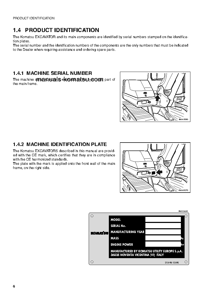 Protected: PC75R-2(ITA) S/N 22E5200763-22E5210000 Operation manual (English)