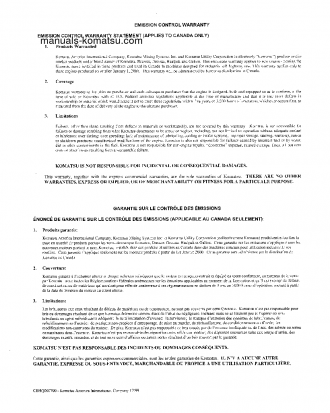 PC95R-2(ITA) S/N 21D5200001-21D5200329 Operation manual (English)