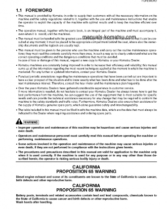 PC15R-8(ITA) S/N F21803-F22261 Operation manual (English)