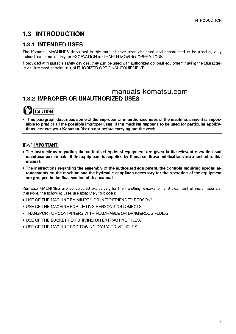 Protected: SK815-5(ITA) S/N 37BF00006-37BF00875 Operation manual (English)