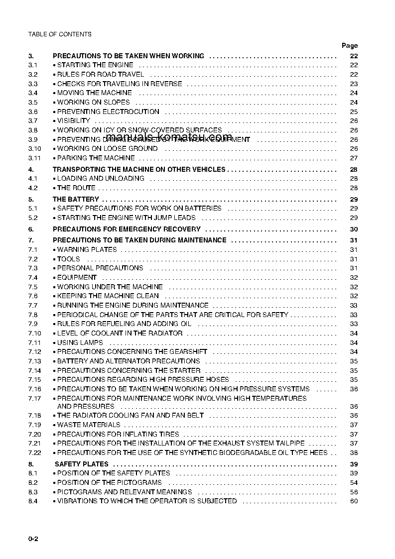 Protected: WB150AWS-2(ITA) S/N 150F80001-UP Operation manual (English)