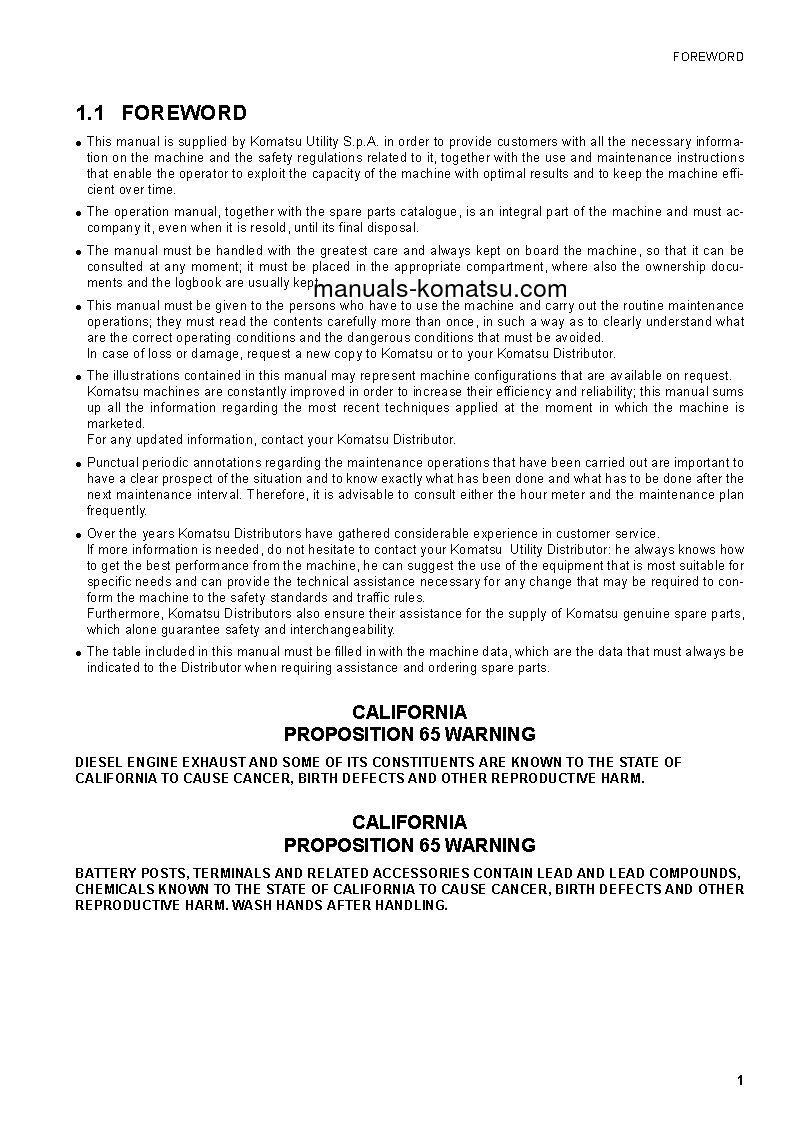 Protected: SK1020-5(ITA) S/N 37CF00126-UP Operation manual (English)